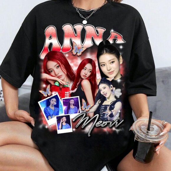 Other - Retro Anna Meovv Kpop T-shirt, Meovv My Eyes Open VVide Album Shirt, Meovv Me Me